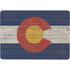 Colorado Flag Dark Wood Surface Laptop Studio Skin
